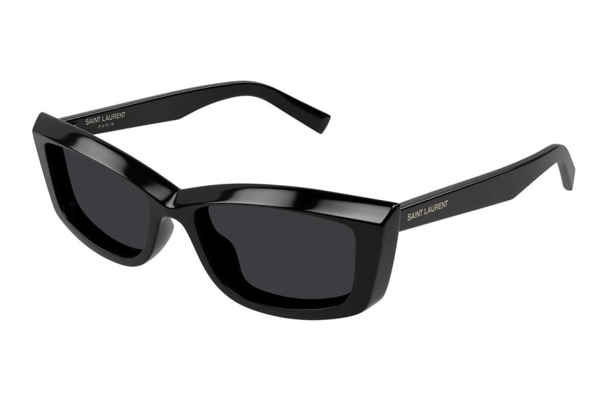 Solglasögon Saint Laurent SL658 001 Cat Eye Svart