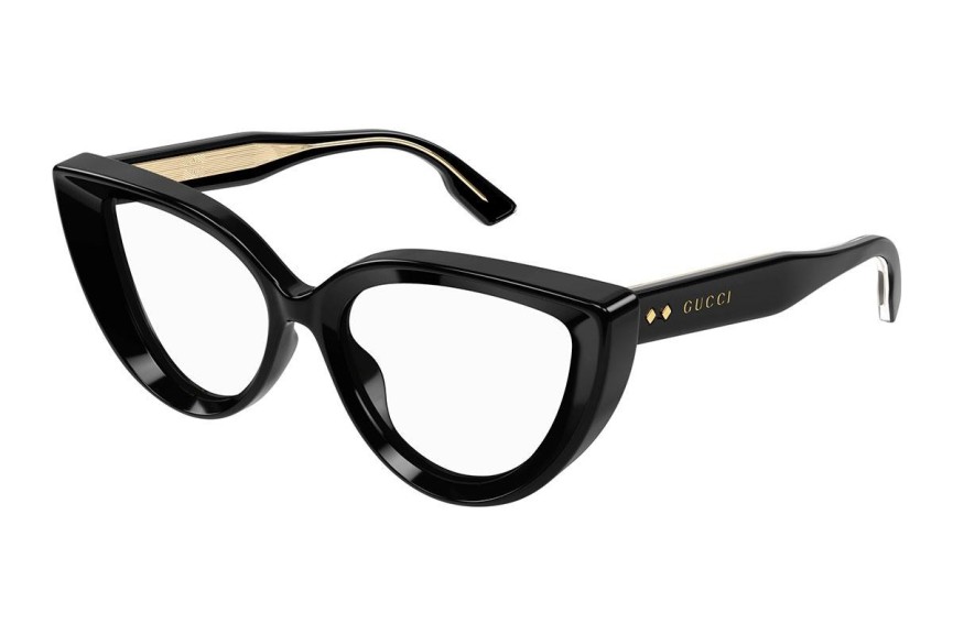 Glasögon Gucci GG1530O 001 Cat Eye Svart