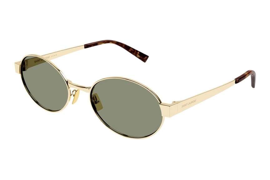 Solglasögon Saint Laurent SL692 003 Runda Guld