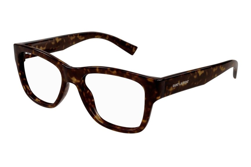 Glasögon Saint Laurent SL677 002 Fyrkantig Havana