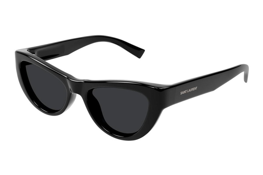 Solglasögon Saint Laurent SL676 001 Cat Eye Svart