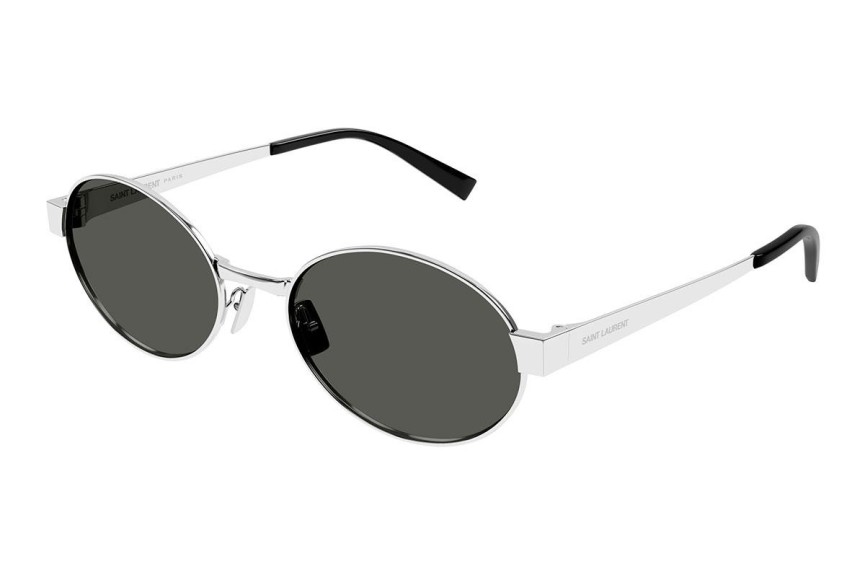 Solglasögon Saint Laurent SL692 002 Runda Silver