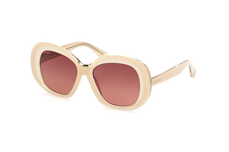 Solglasögon Max Mara MM0087 25F Runda Beige