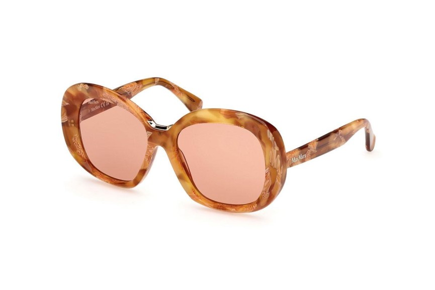 Solglasögon Max Mara MM0087 56E Runda Havana