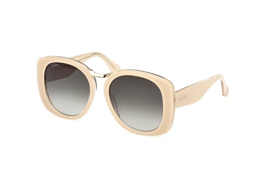 Solglasögon Max Mara MM0092 25P Runda Beige