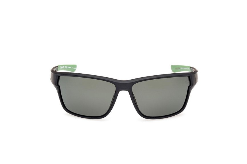 Solglasögon Timberland TB00001 02R Polarized Rektangulära Svart