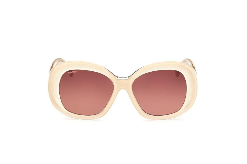 Solglasögon Max Mara MM0087 25F Runda Beige