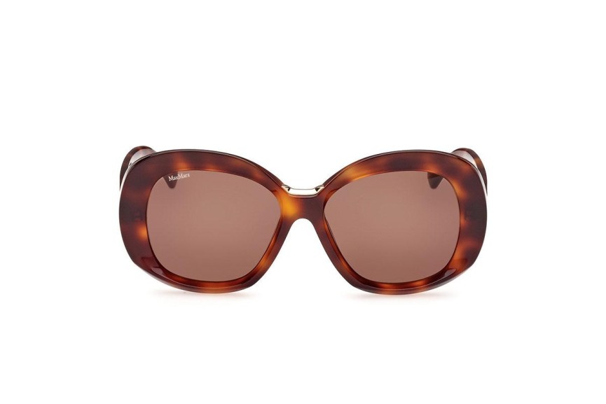 Solglasögon Max Mara MM0087 52E Runda Havana