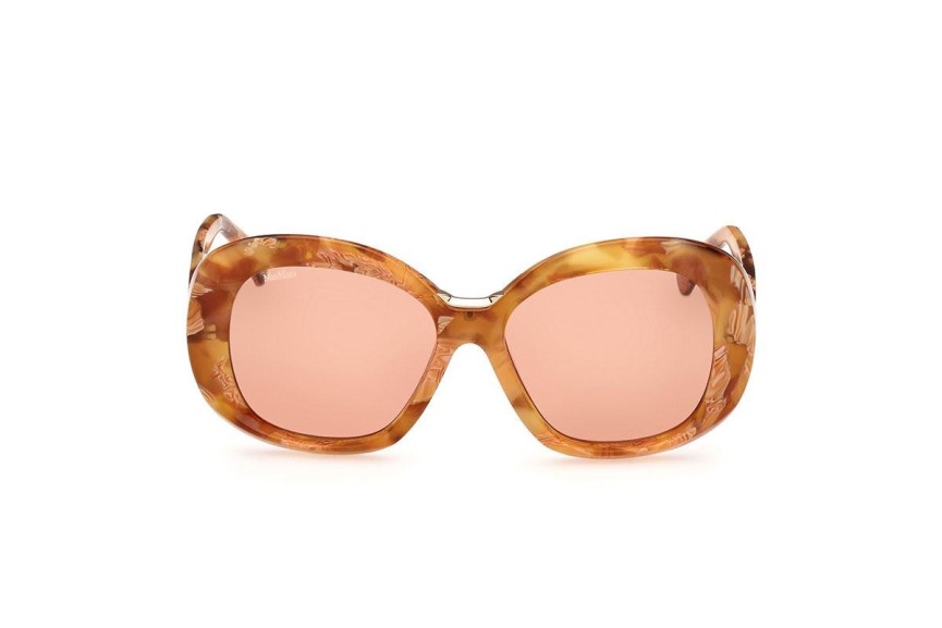 Solglasögon Max Mara MM0087 56E Runda Havana