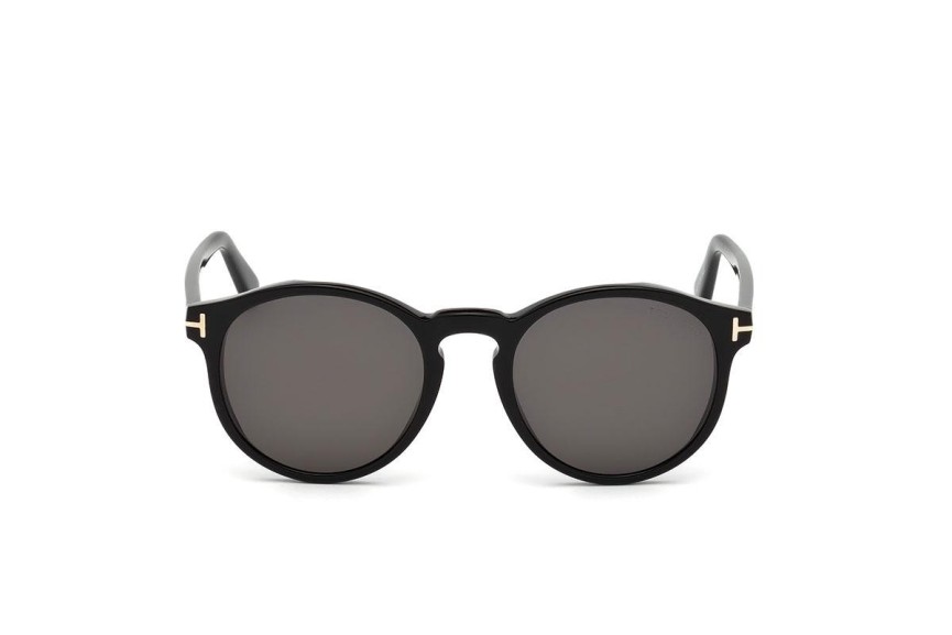 Solglasögon Tom Ford Ian FT0591 01A Runda Svart