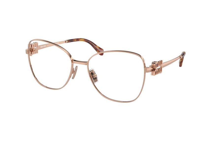 Glasögon Miu Miu MU50XV ZVF1O1 Cat Eye Guld