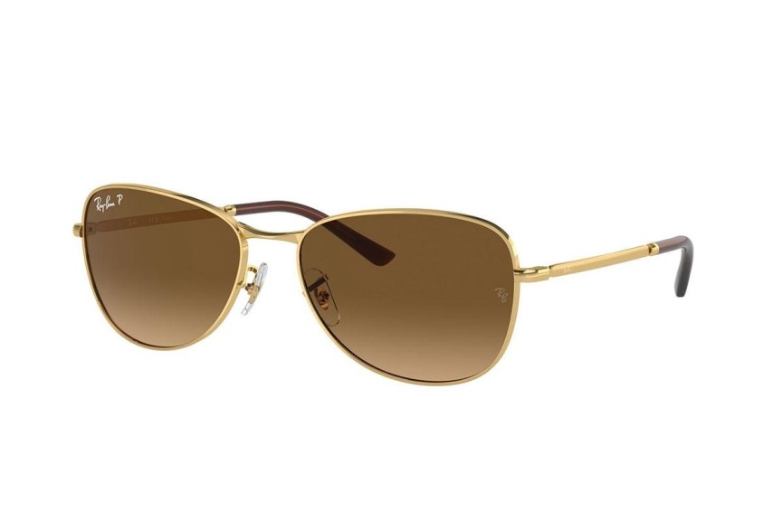 Solglasögon Ray-Ban RB3733 001/M2 Polarized Pilot Guld