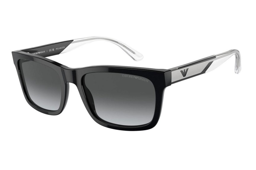 Solglasögon Emporio Armani EA4224 5017T3 Polarized Rektangulära Svart