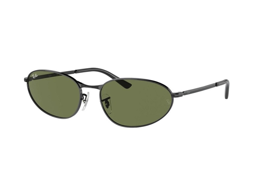 Solglasögon Ray-Ban RB3734 002/B1 Oval Svart