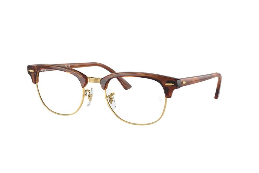 Glasögon Ray-Ban Clubmaster RX5154 8375 Browline Guld