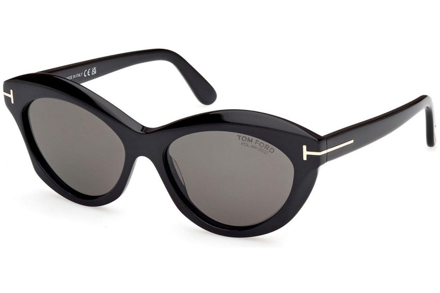 Solglasögon Tom Ford FT1111 01D Polarized Oval Svart