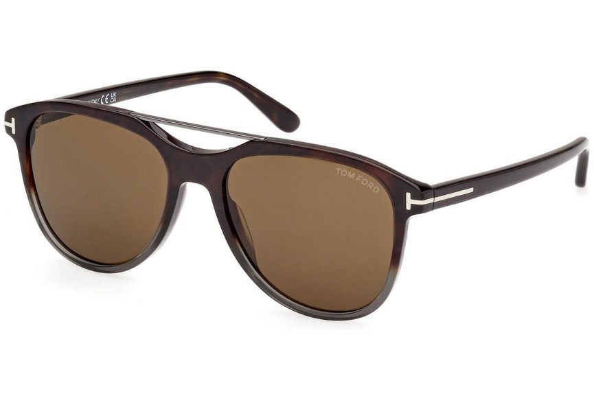 Solglasögon Tom Ford FT1098 55J Fyrkantig Havana