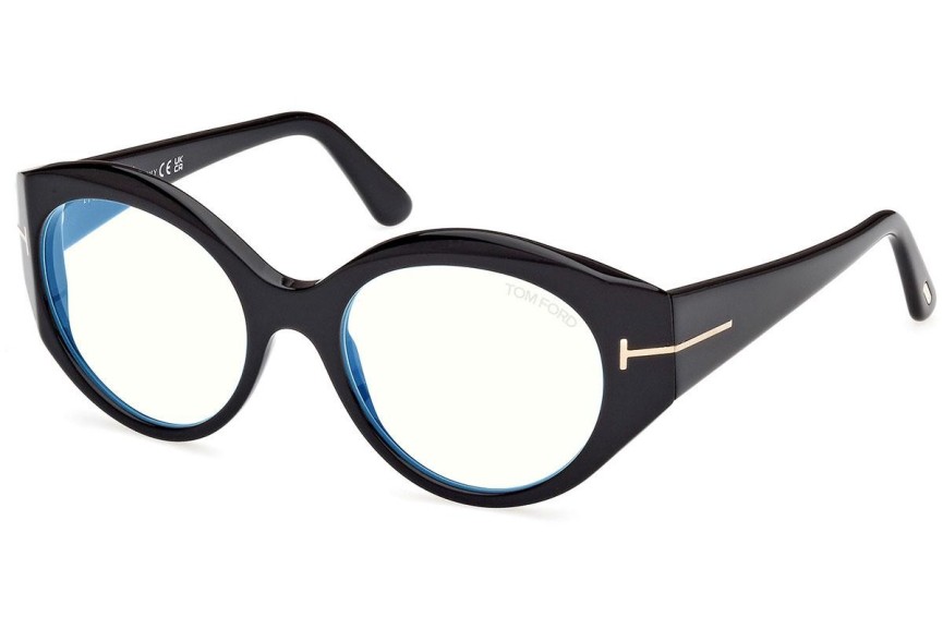 Glasögon Tom Ford FT5950-B 001 Oval Svart