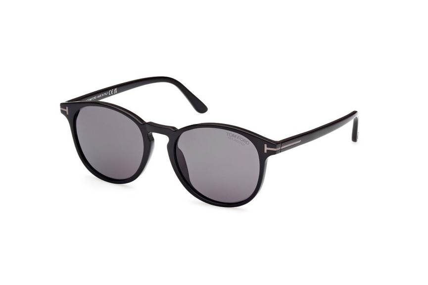 Solglasögon Tom Ford FT1097-N 01D Polarized Runda Svart