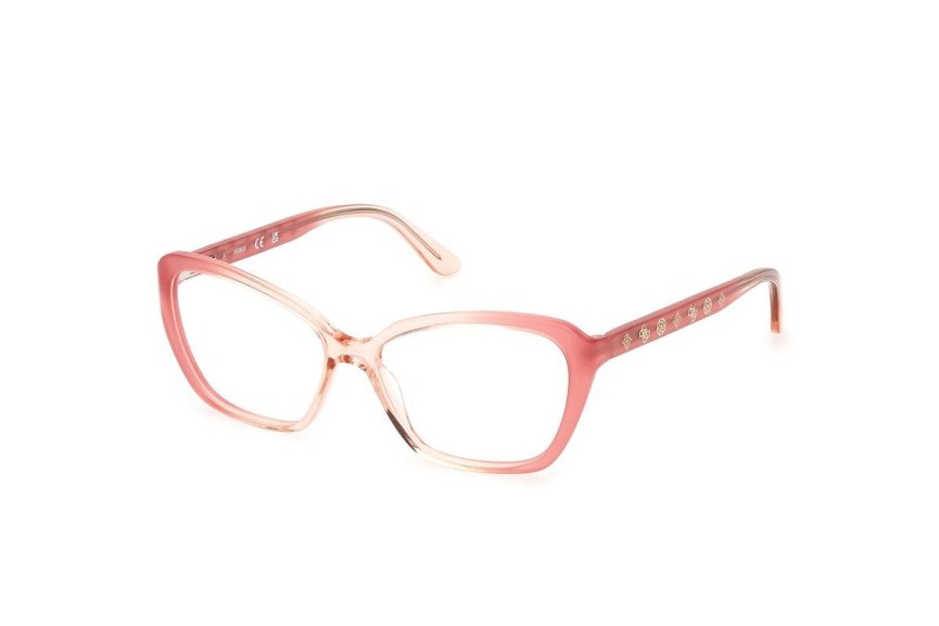 Glasögon Guess GU50115 074 Cat Eye Rosa