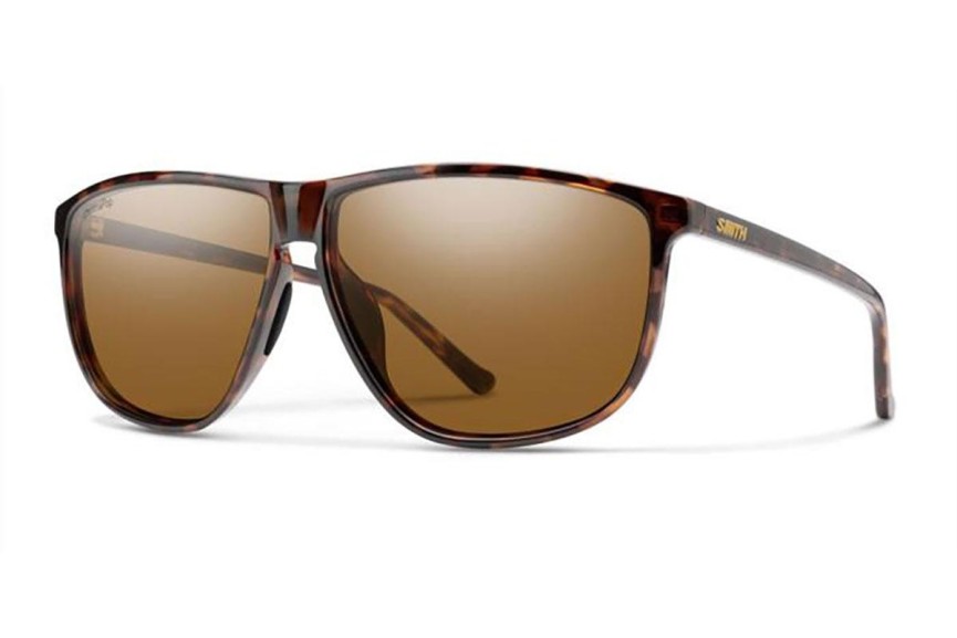 Solglasögon Smith MONOLAKE 086/L5 Polarized Oval Havana