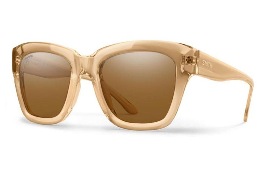 Solglasögon Smith SWAY HAM/L5 Polarized Rektangulära Beige