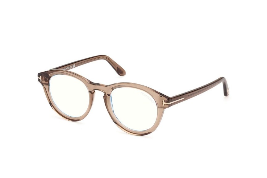 Glasögon Tom Ford FT5940-B 048 Runda Brun