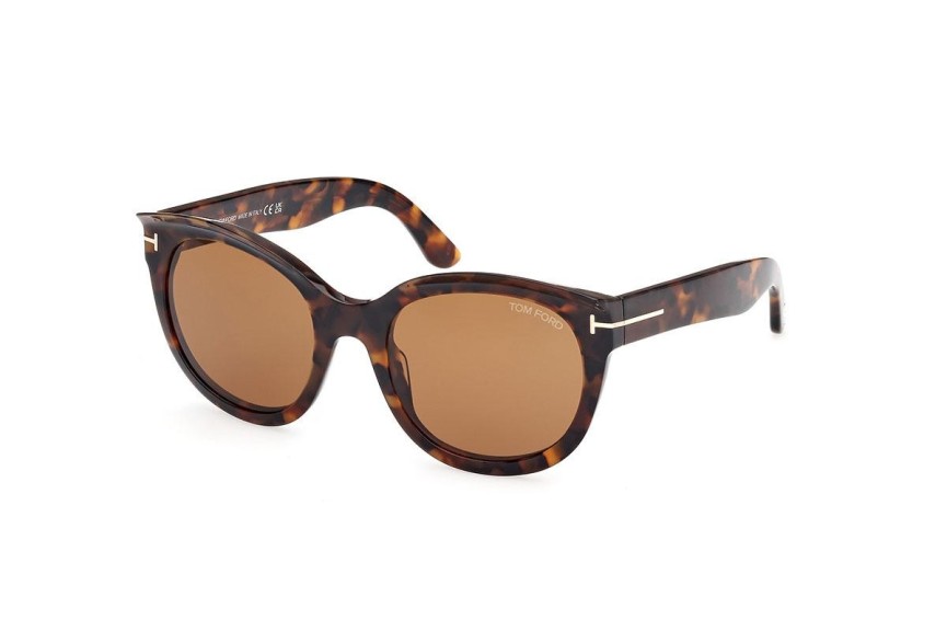 Solglasögon Tom Ford FT1114 52E Runda Havana