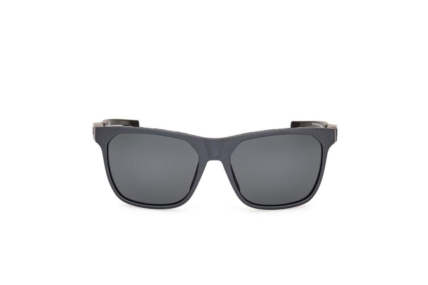 Solglasögon Adidas Sport SP0091 02D Polarized Rektangulära Svart