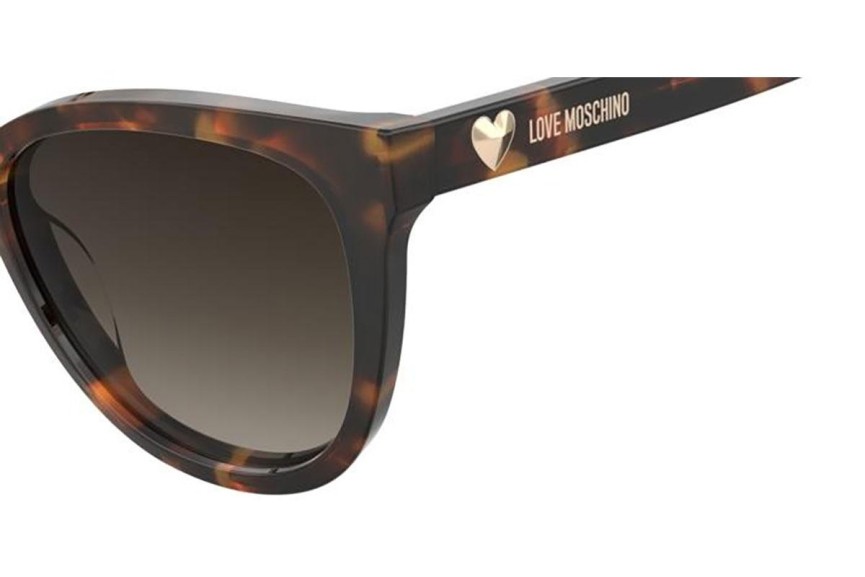 Solglasögon Love Moschino MOL072/S H7P/HA Rektangulära Havana