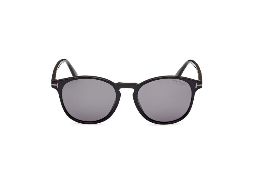 Solglasögon Tom Ford FT1097-N 01D Polarized Runda Svart