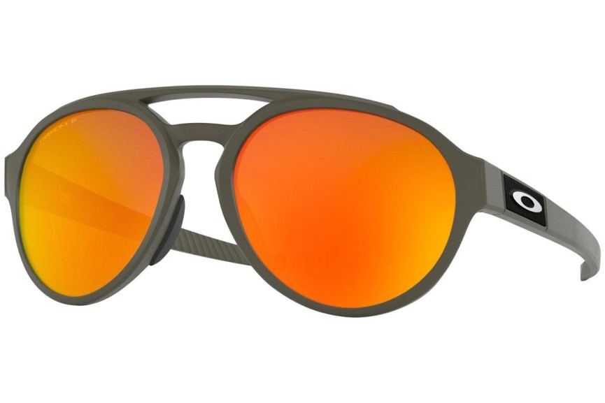 Solglasögon Oakley Forager OO9421-07 PRIZM Polarized Runda Grå