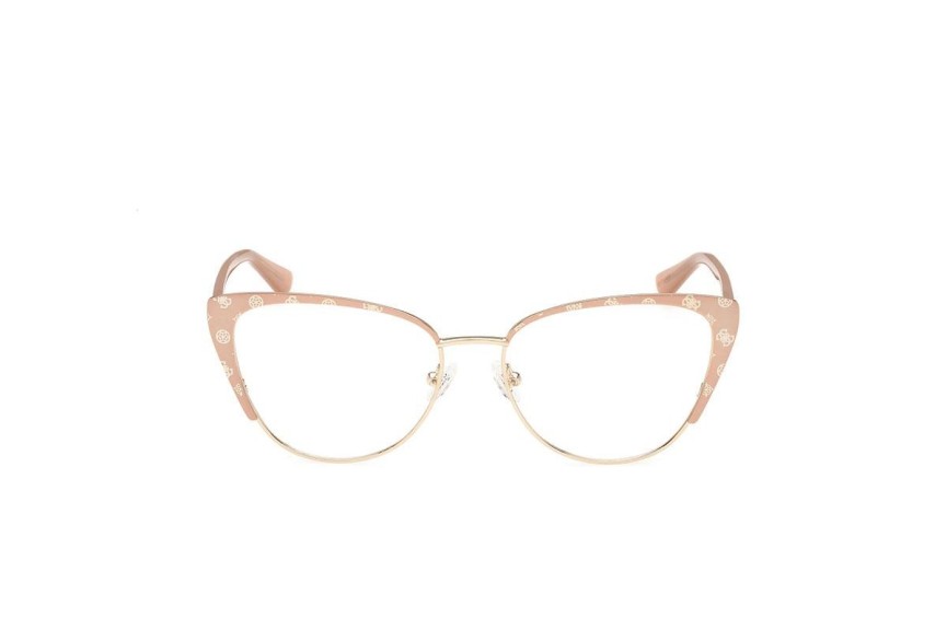 Glasögon Guess GU50121 059 Cat Eye Beige