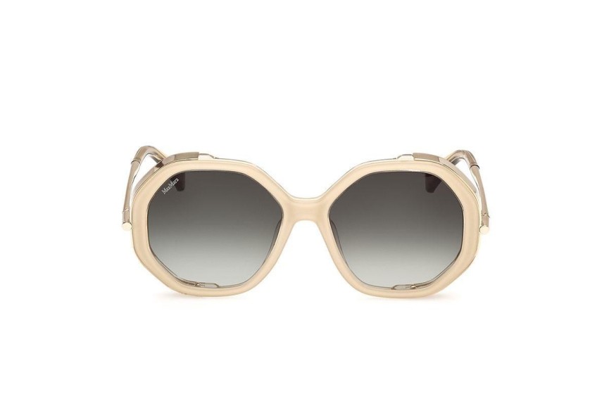 Solglasögon Max Mara MM0094 25P Rektangulära Beige