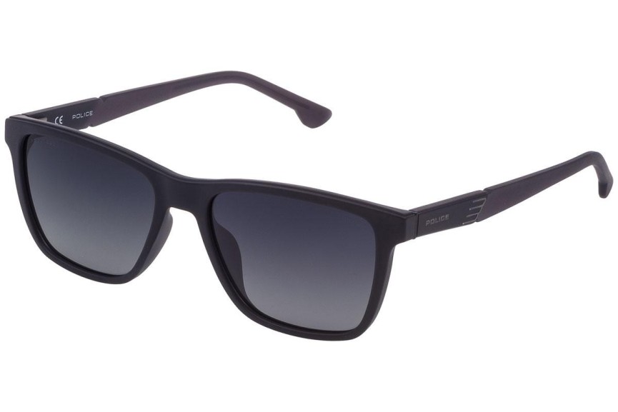 Solglasögon Police Waka 1 SPL868 U28P Polarized Fyrkantig Svart