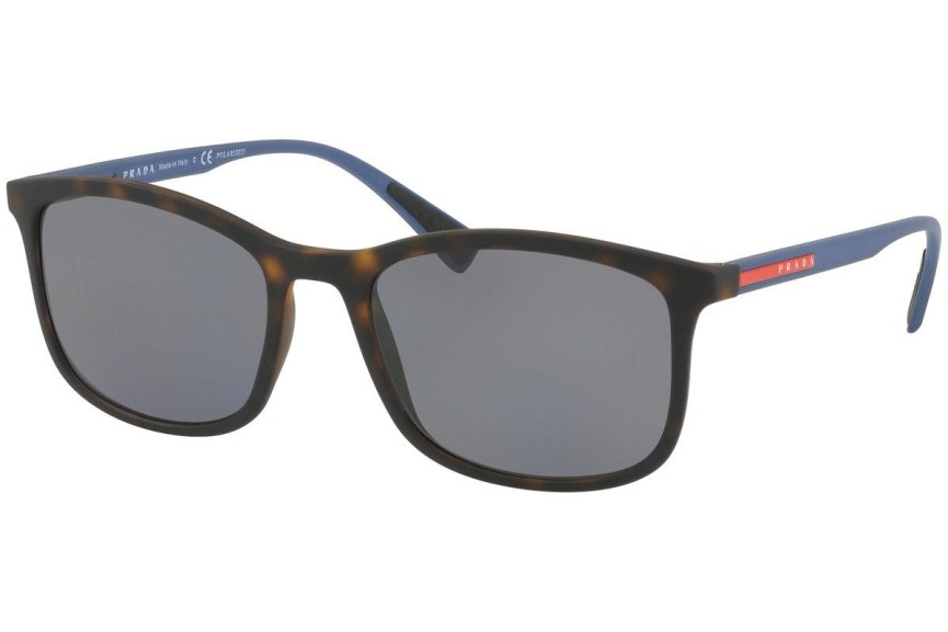 Solglasögon Prada Linea Rossa PS01TS U61144 Polarized Fyrkantig Havana