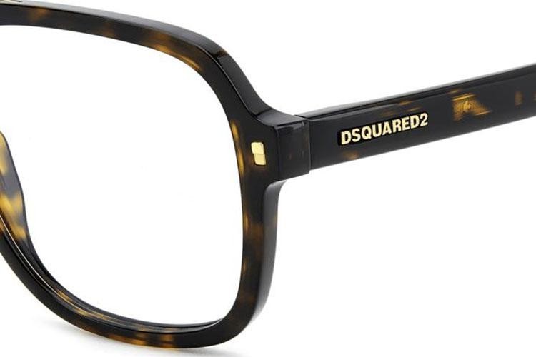 Glasögon Dsquared2 D20145 086 Rektangulära Havana