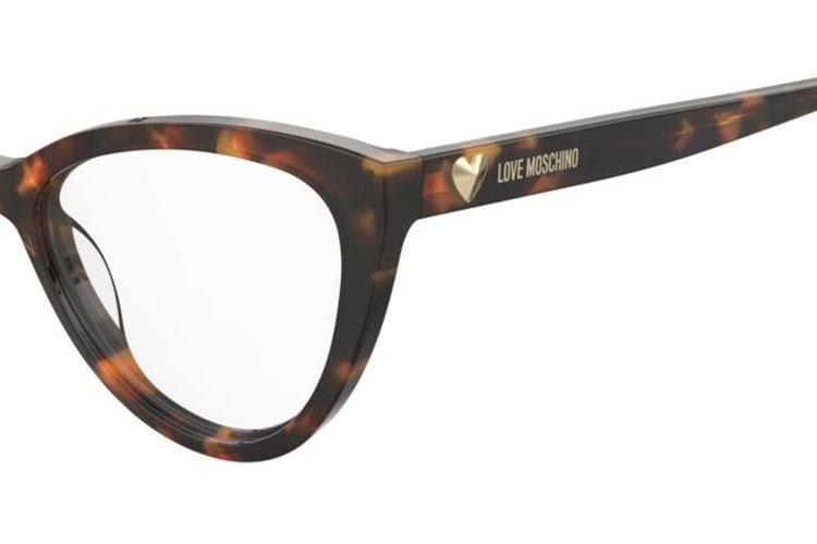 Glasögon Love Moschino MOL631 H7P Cat Eye Havana