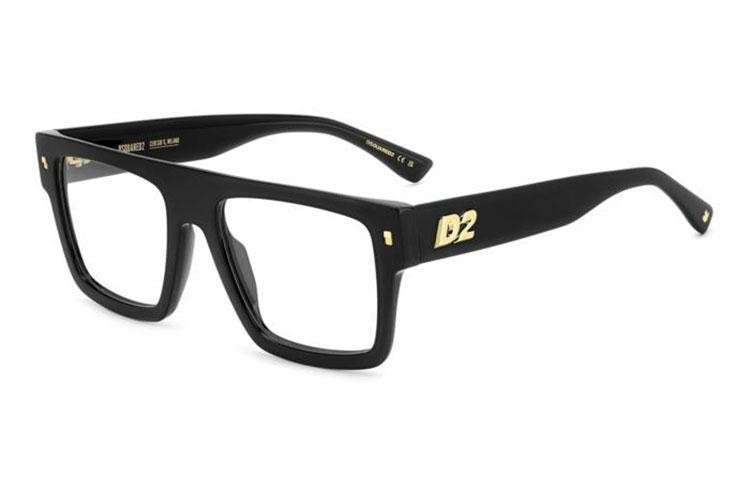 Glasögon Dsquared2 D20147 807 Flat Top Svart