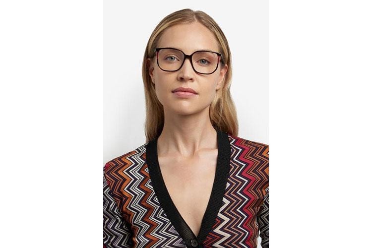 Glasögon Missoni MIS0202 086 Rektangulära Havana