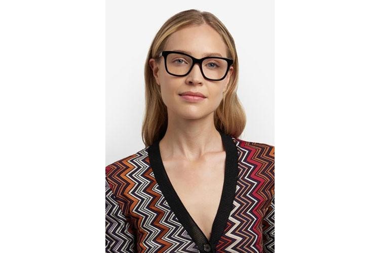 Glasögon Missoni MIS0209 807 Rektangulära Svart