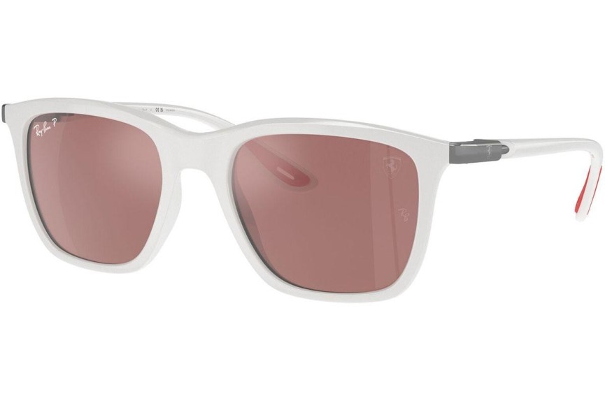 Solglasögon Ray-Ban RB4433M F625H2 Polarized Rektangulära Vit