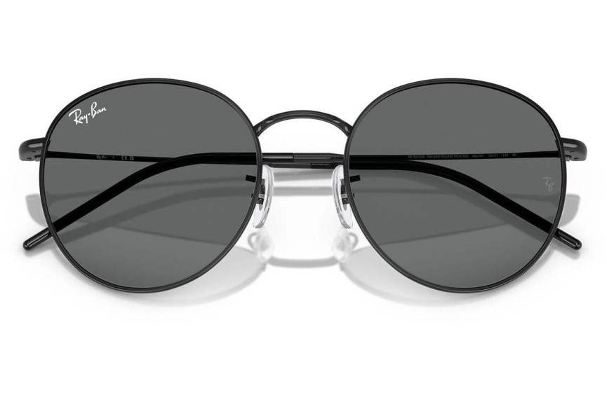 Solglasögon Ray-Ban RBR0103S 002/GR Runda Svart