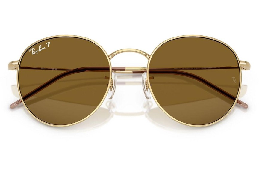 Solglasögon Ray-Ban RBR0103S 001/83 Polarized Runda Guld