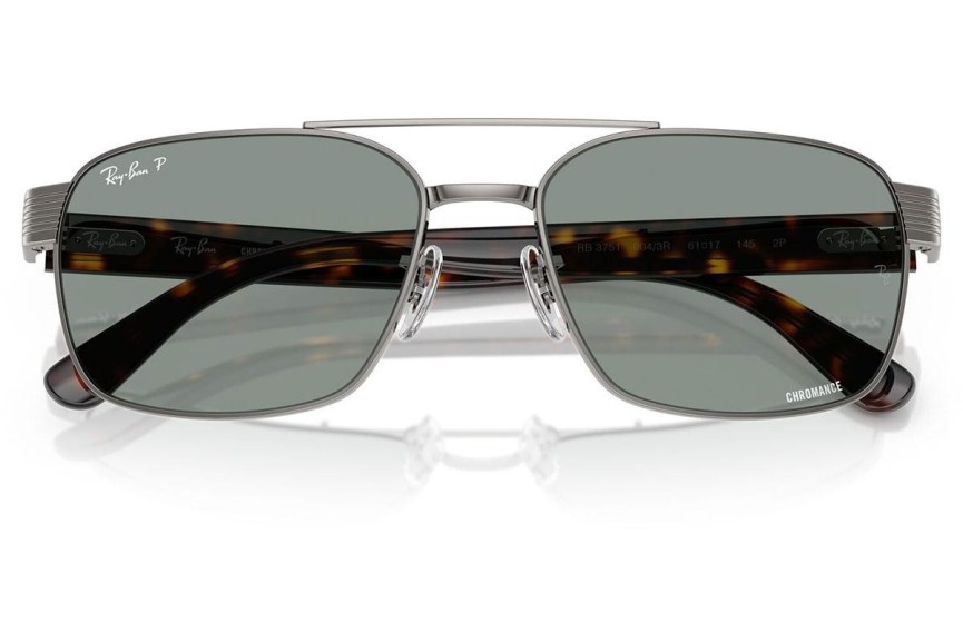 Solglasögon Ray-Ban RB3751CH 004/3R Polarized Fyrkantig Silver