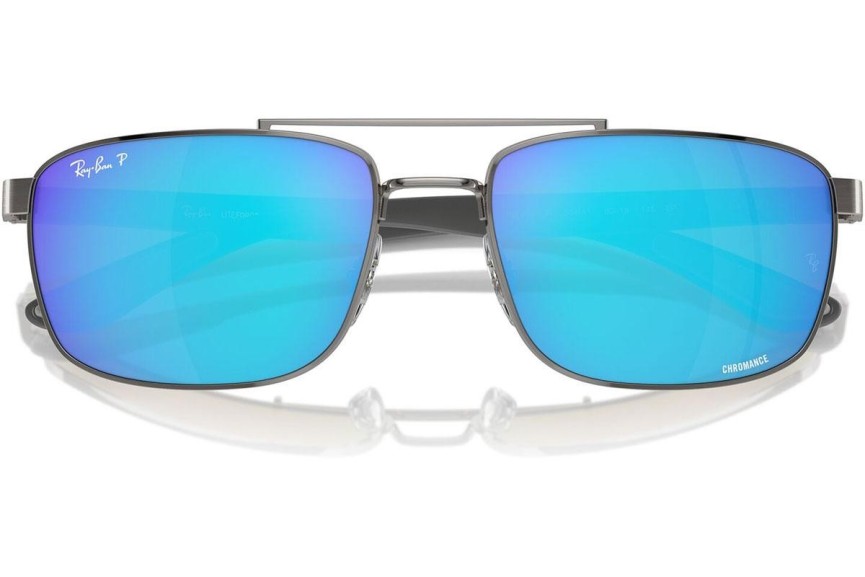 Solglasögon Ray-Ban RB3737CH 004/A1 Polarized Rektangulära Grå