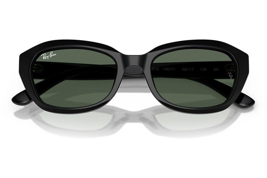 Solglasögon Ray-Ban Junior RJ9081S 100/71 Rektangulära Svart