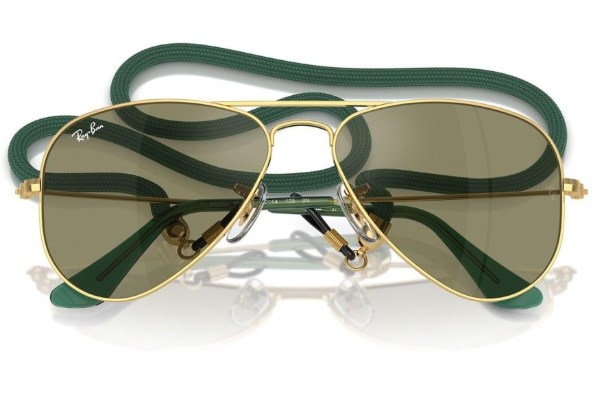 Solglasögon Ray-Ban Junior Aviator Junior RJ9506S 223/6R Pilot Guld