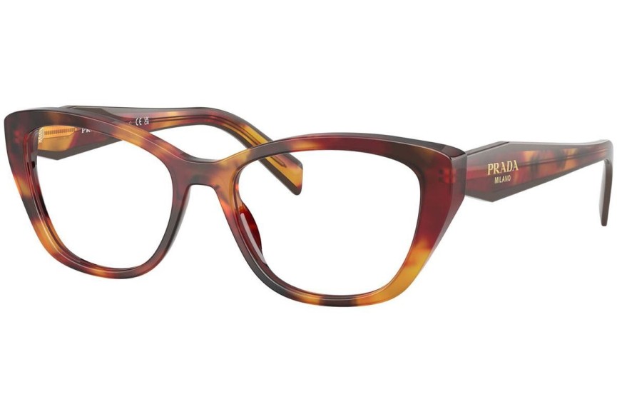 Glasögon Prada PR19WV 22A1O1 Cat Eye Havana