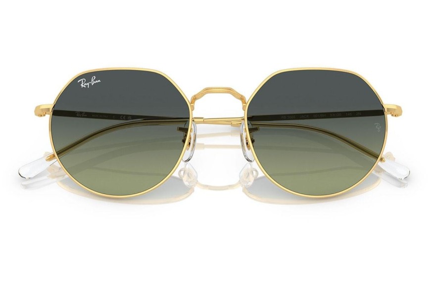 Solglasögon Ray-Ban Jack RB3565 001/BH Runda Guld